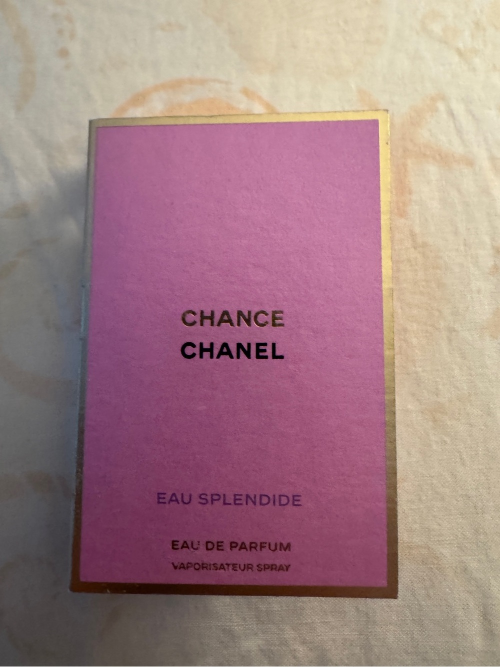 CHANEL and Dolce Gabana 
Sample Cards 3 in all.